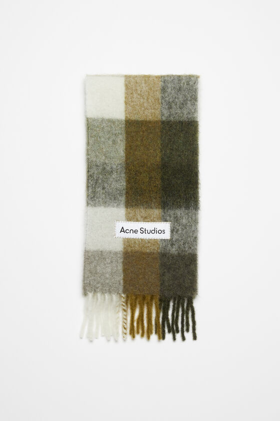 (image for) First-Class Mohair checked scarf